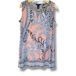 Alfani Women’s Career Formal Front cut Sleeveless Shift Short Dress - Medium